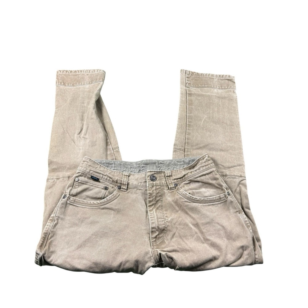 Kuhl Brown VTG Patina Dyed Canvas Men's Hiking Pant Size 30x30